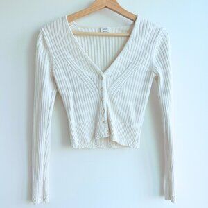 Aritzia - WILFRED - Button Up Ribbed Cardigan